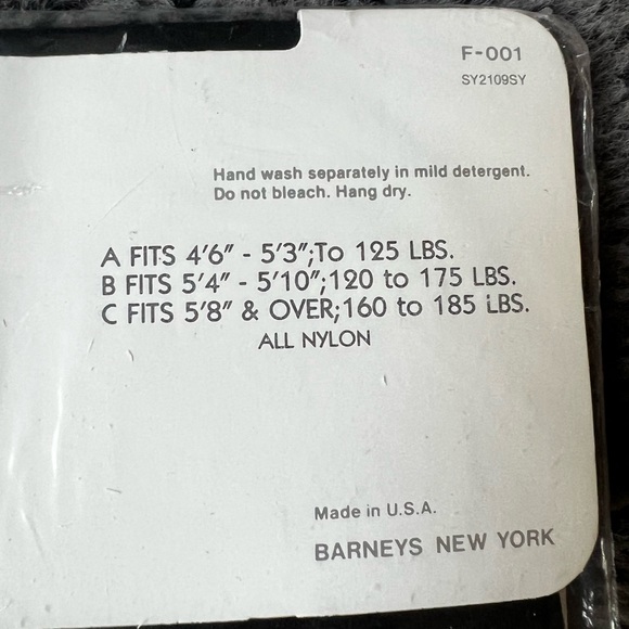 NWT Vintage Barney’s New York Sandal Foot PantyHose - Picture 2 of 4